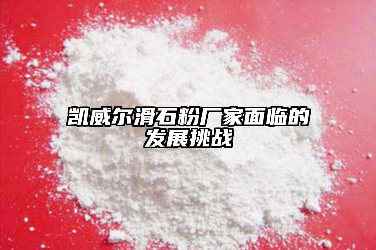 凱威爾滑石粉廠家面臨的發展挑戰